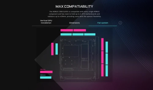 AORUS C500 GLASS GAMING CHASSIS