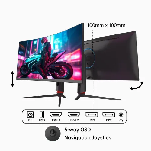 KTC Gaming Monitor H34S18S 34'' VA UWQHD 21;9 Curved 180Hz