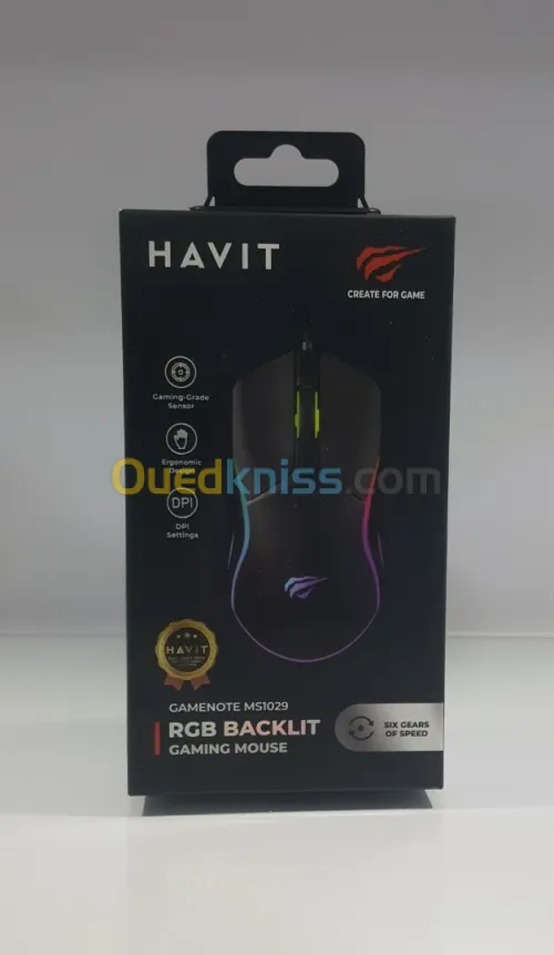MOUSE HAVIT GAMENOTE MS1029 GAMING 