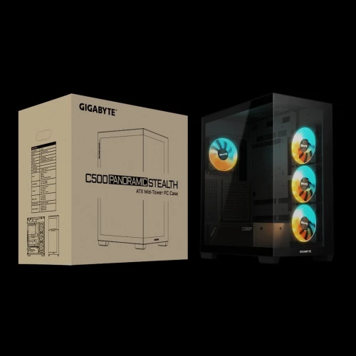 GIGABYTE CASE C500 PANORAMIC STEALTH