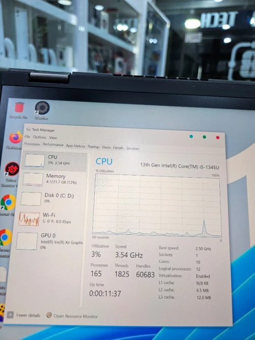 LENOVO X13 YOGA GEN 4 I5 1335U 32 GO DDR5 512 GO SSD