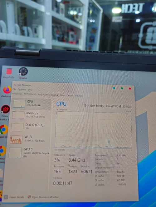 LENOVO X13 YOGA GEN 4 I5 1335U 32 GO DDR5 512 GO SSD
