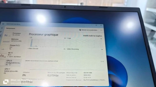 ACER ASPIRE 5  I7 1165G7 (11eme gen)  Ram 16 go SSD 1000 go    NVIDIA GEFORCE MX350  2go
