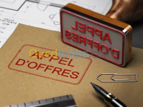 Traitement des cahiers de charges et soummissioins dans tous les secteurs
