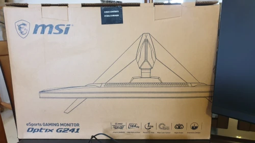 Moniteur Msi eSports Gaming Optix G241 ips 144Hz 24" full HD 1ms
