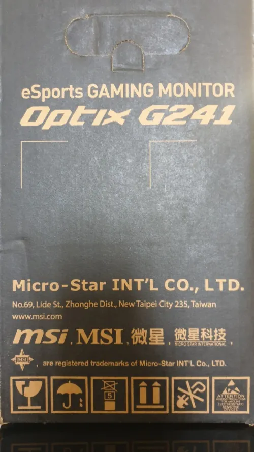 Moniteur Msi eSports Gaming Optix G241 ips 144Hz 24" full HD 1ms