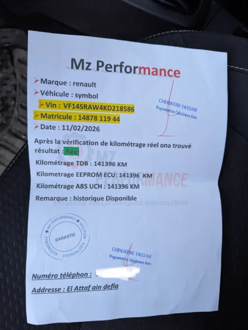 Renault Symbol 2019 Privilege