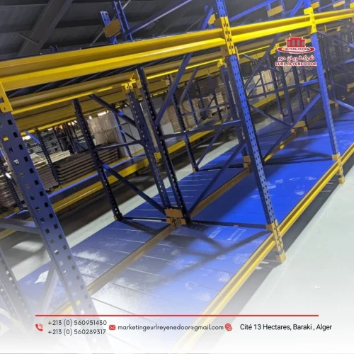 Rayonnage  métallique loure/mi- Lourde stockade à Plateaux sur mesure