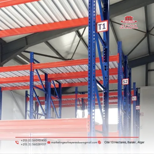 Rayonnage  métallique loure/mi- Lourde stockade à Plateaux sur mesure
