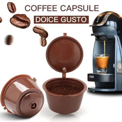 Capsule café DOLCE GUSTO rechargeable كابسيل قهوة دولس قوسطو