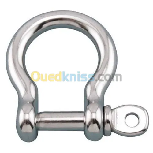 MANILLE DROIT ET LARGE EN INOX 304 et 316