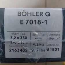 Baguette de soudage basique E7018 BÖHLER