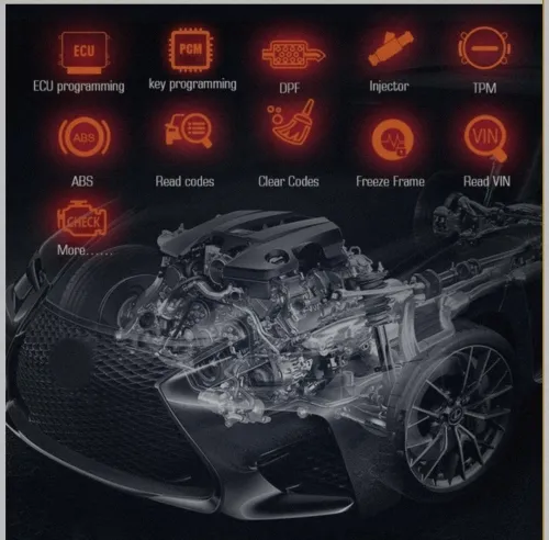Scanner pannes auto + kilométrage réel +  sirghaz renault dacia réglage jauge essence