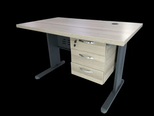 bureau secretaire pieds Metallique
