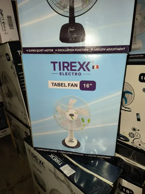 Ventilateur tirexx 16 " noir blanc