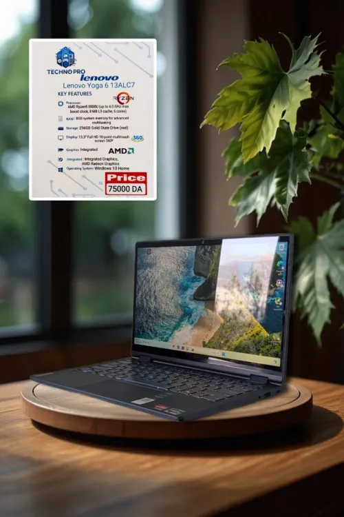 Lenovo Yoga 6 13ALC7 -ryzen 5 5500U - 8Gb - 256 Gb ssd - 2in1 360 (pc/tablette)