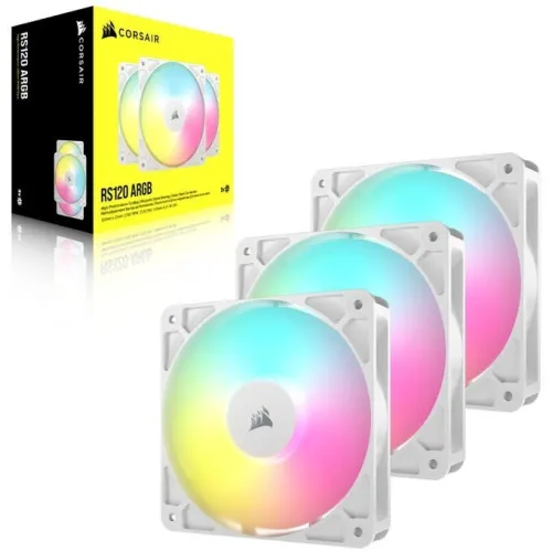 Pack Corsair RS120 Argb white