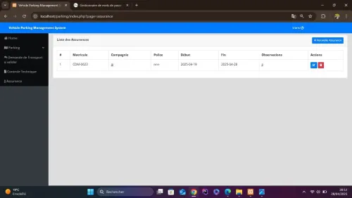Auto Park Management System