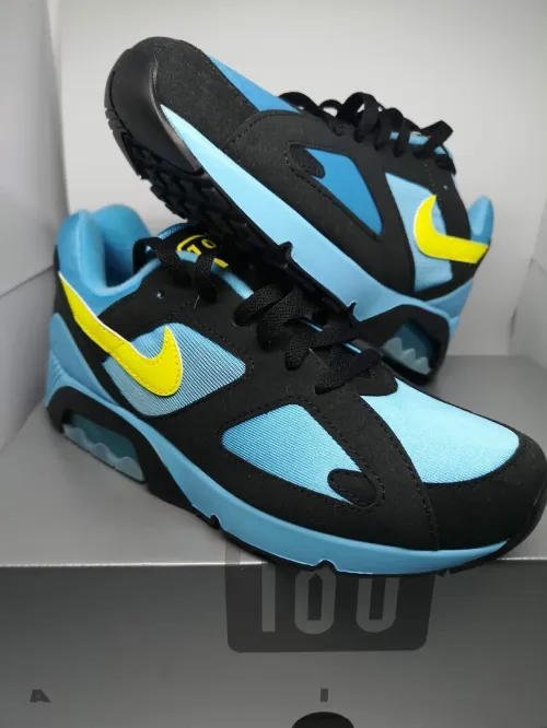 Nike Air 180 Sneaker Blue, Lightning & Black "ENGLAND"