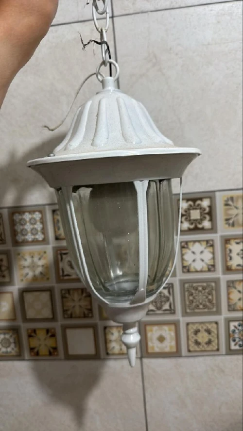 Lustre vintage + lampe lanterne