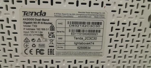 Repeteur wifi 6 tenda TX9 ax 3000