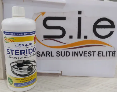 STERIDOL désinfectante froid pour matériels endoscopie ( a base glytaraldehyde 02% )