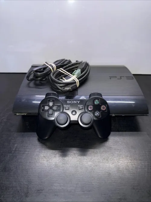 Ps3 super slim 500GB flasher etat 10/10 pleins de jeux avec tout les accesoires