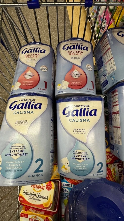 Lait gallia 1 ère et 2 eme âge 