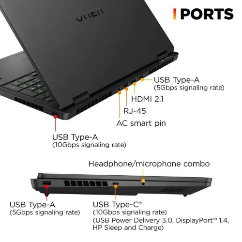 HP OMEN 16 16-AM0073DX | Intel Core ULTRA 7 255H | RAM 16GO | SSD 1TO nvme | GEFORCE RTX 5060 8 Go VRAM |Écran 16" IPS LED | WIN 11