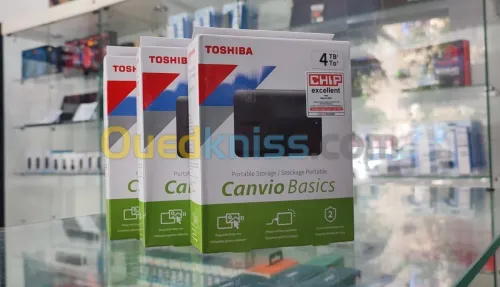 Disque dur externe Toshiba CANVIO Basics 4To (USB 3.2 Gen 1 / USB 2.0)