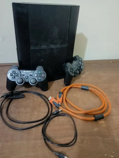 ps3 slim mflatchi w m3amr les jeux