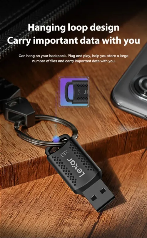 Lexar clé USB  originale, support à mémoire de  64GB, jusqu'à 100 mo/s