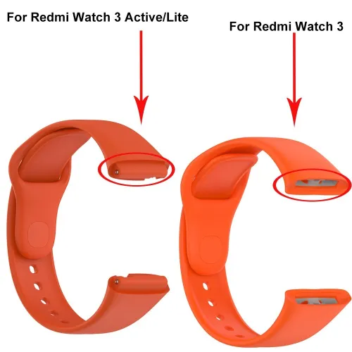 Bracelet en silicone pour montre  Redmi Watch 3 active et Lite