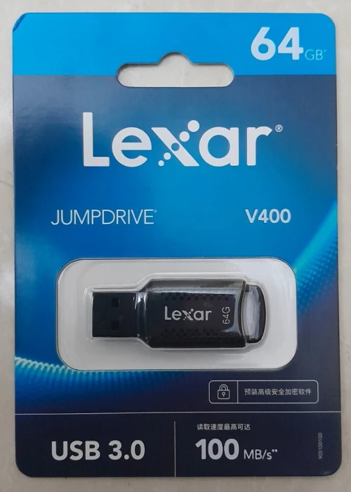 Lexar clé USB  originale, support à mémoire de  64GB, jusqu'à 100 mo/s