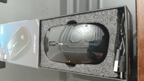 Souris sans fil Rechargeable silencieuse rétro-éclairée  LED ZORNWEE AP100