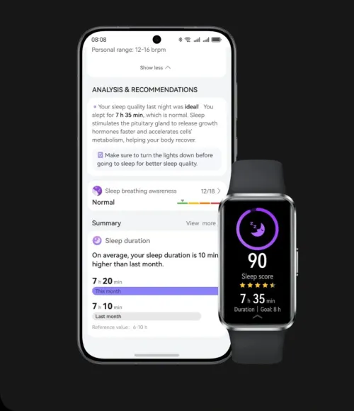 Huawei Band 10 Montre Version globale Compatible Avec IOS et Android