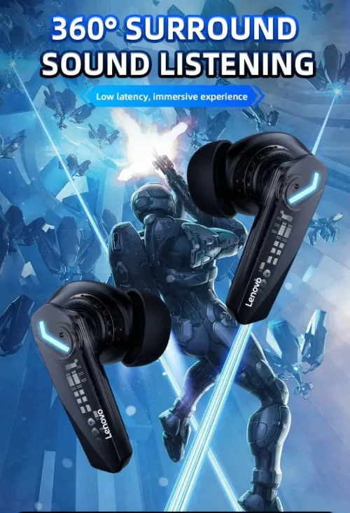 Lenovo Think plus GM2 Pro gaming écouteurs de jeu Bluetooth 5.3 Sport double Mode