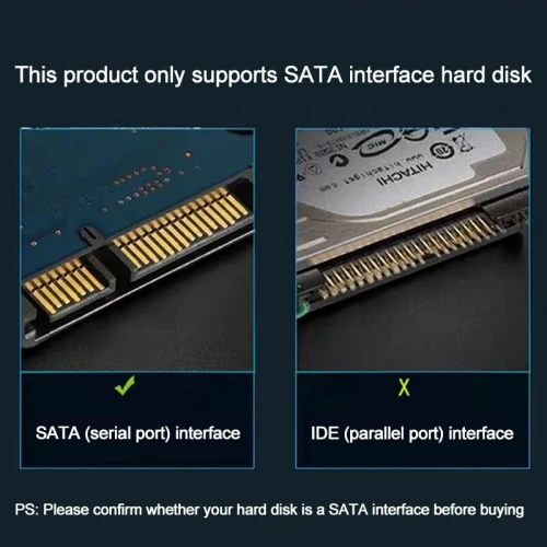 Câble adaptateur SATA vers USB 3.0 pour disque dur SSD HDD SATA III 3.5/2.5 pouces,