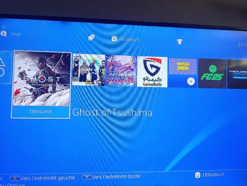 Play 4 slim flaché GOLDHAN disc dur 1tera 