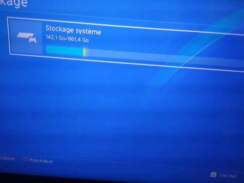 Play 4 slim flaché GOLDHAN disc dur 1tera 