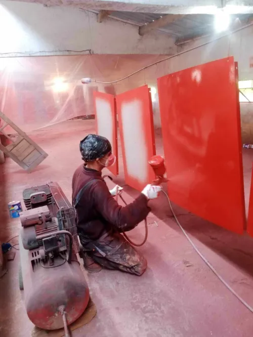 Sablage et peinture
