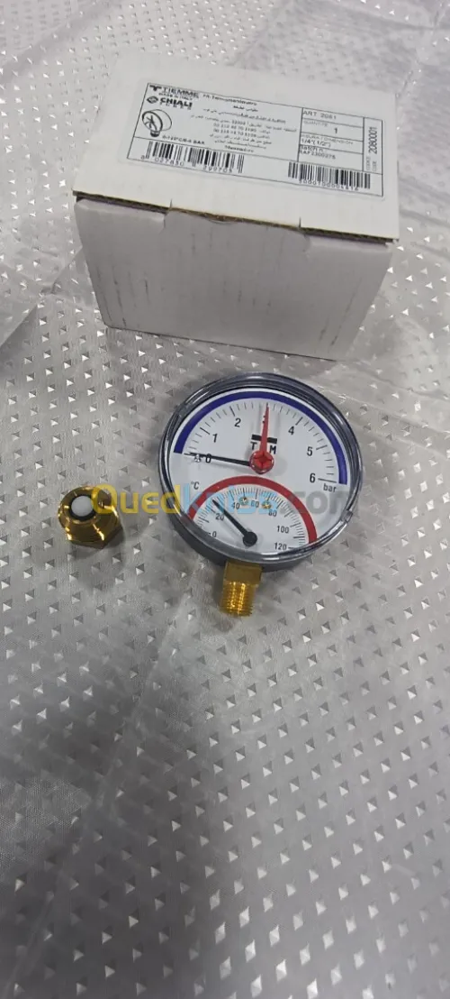 Thermpmanometre ou Hydrometr tiemme