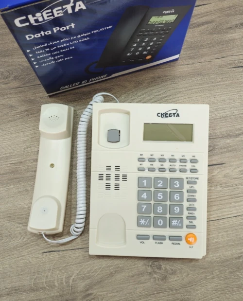 Telephone Fix CHEETA CT-CID 343 avec Écran LCD | Caller ID