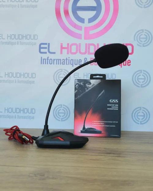 MICROPHONE GAMING G55 USB Le Choix Idéal pour les Gamers & Streamers