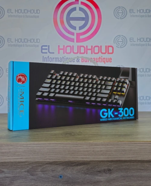 CLAVIER GAMER MÉCANIQUE IMICE GK-300 RGB Bleu Switch