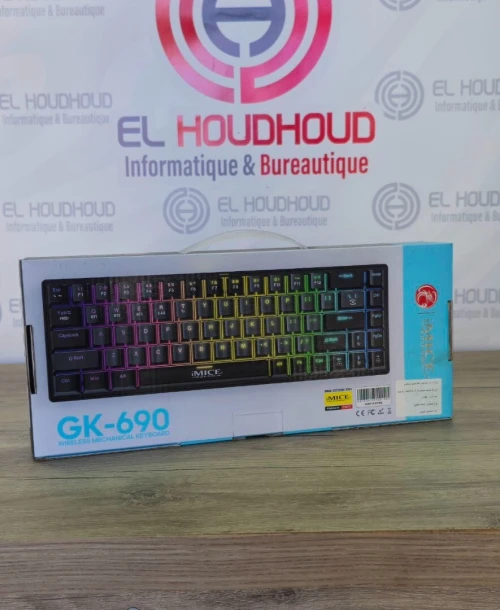 Clavier mécanique gaming iMICE GK-690 RGB 68 touches