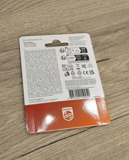 CARTE MÉMOIRE MICRO SD + LECTEUR SD PHILIPS ULTRA PRO 128GO