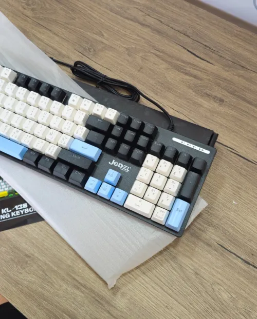 CLAVIER GAMING MÉCANIQUE JEDEL KL-138 RGB  SWITCH BLEU