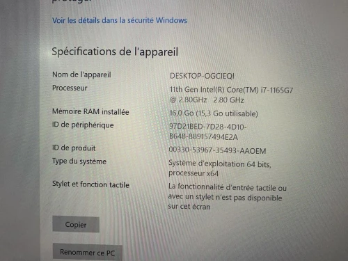 FUJITSU LIFEBOOK U7311 i5-1145G7 8GB 256GB SSD