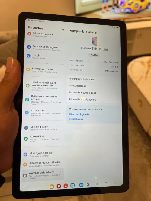 Samsung Galaxy tab s6 lite